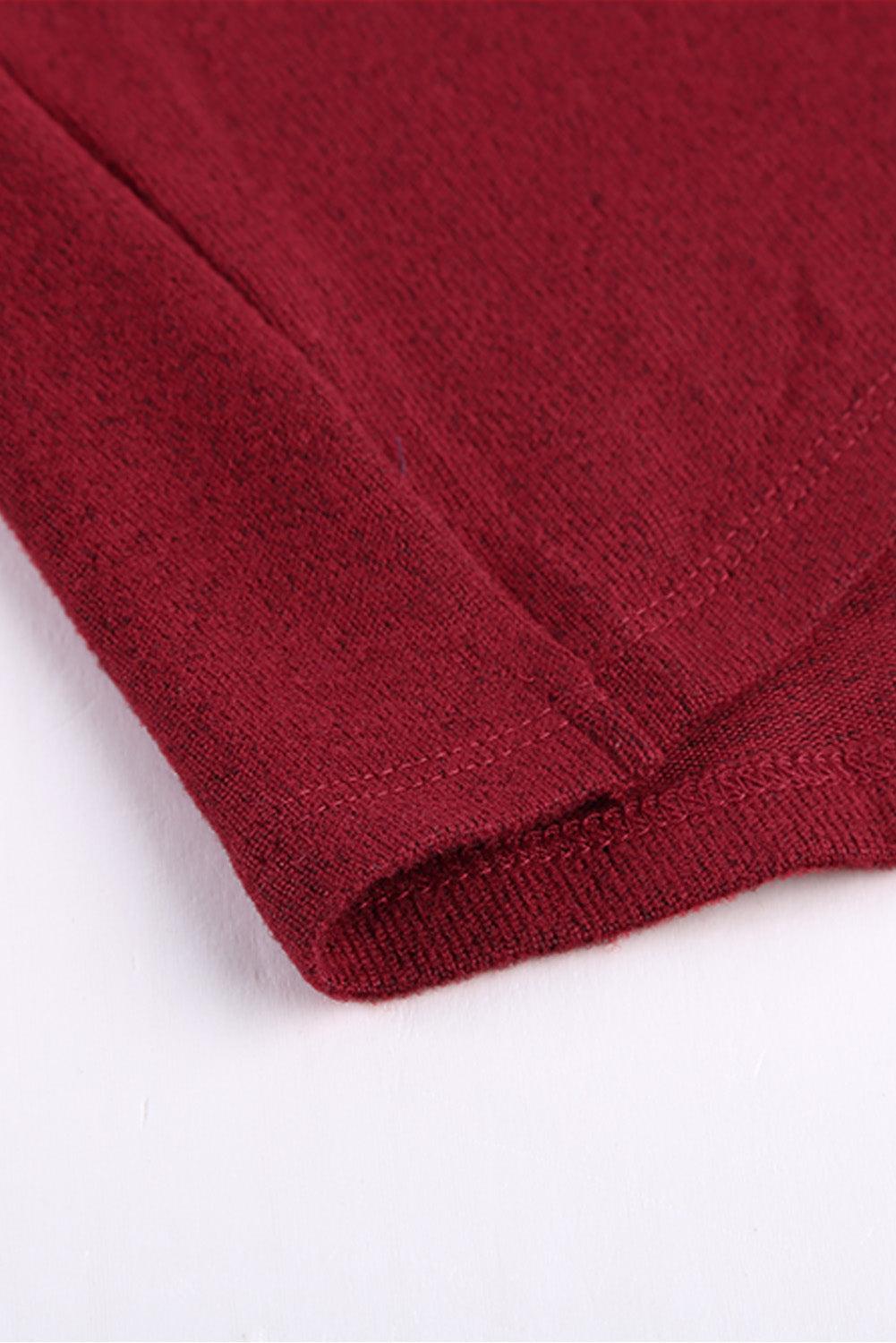 Long Sleeve Wrap Hem Mini Dress