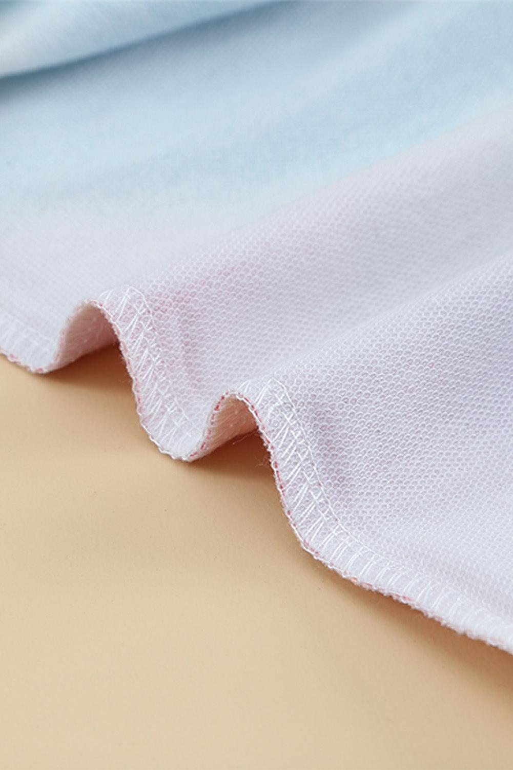 Tie-dyed Print Pullover Sweatshirt Dress