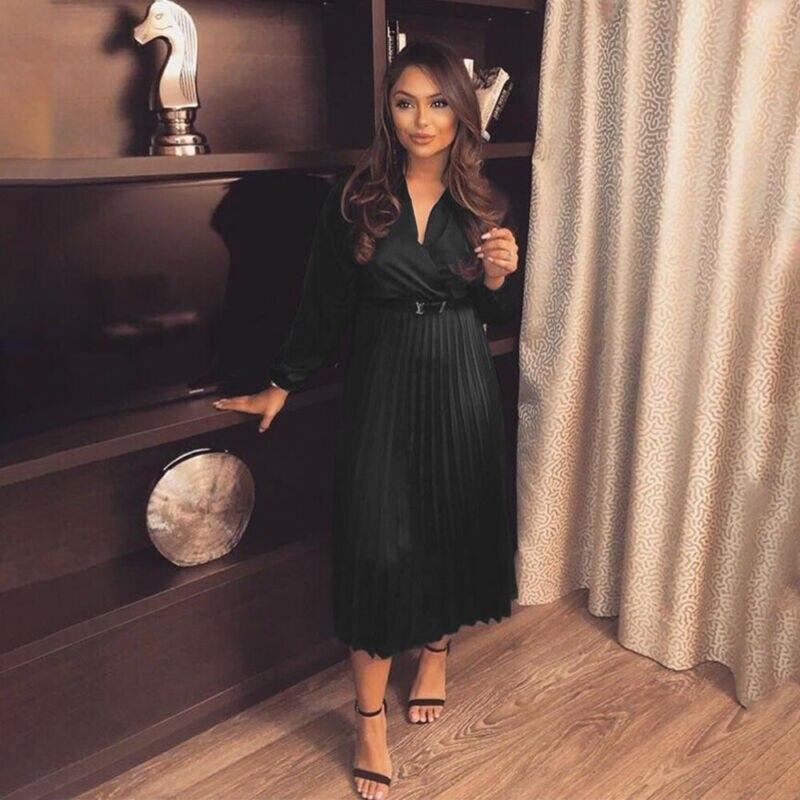 Casual Long Evening Club Party Dress Ball Gown High Waist Slim Formal Wedding Christmas dress