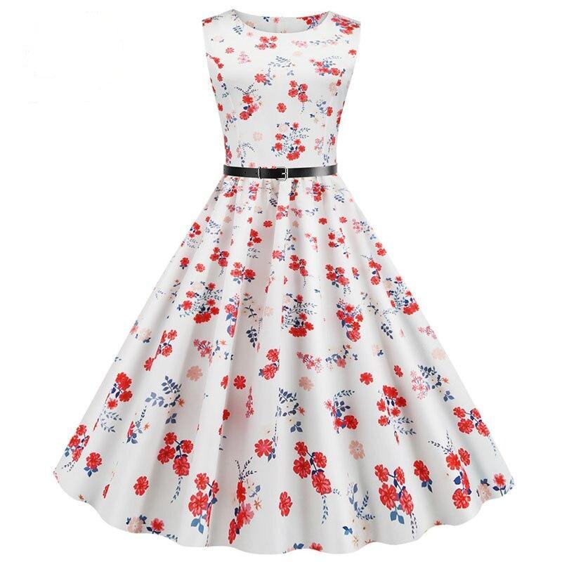 Flamingo Print Women Summer Dress