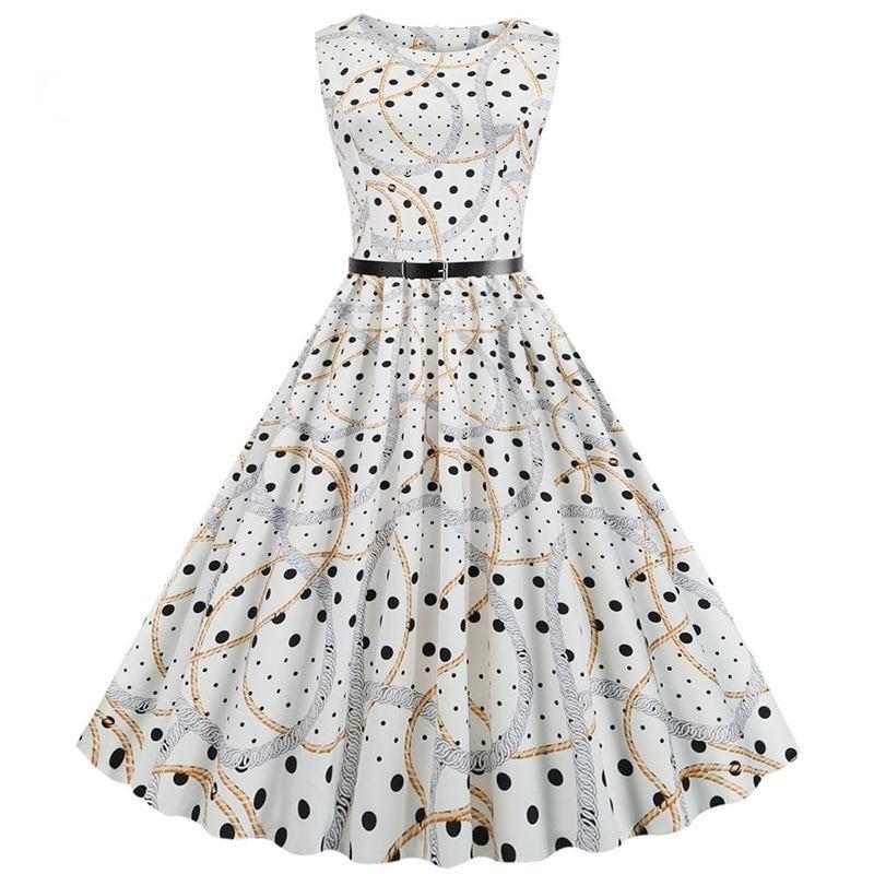 Flamingo Print Women Summer Dress