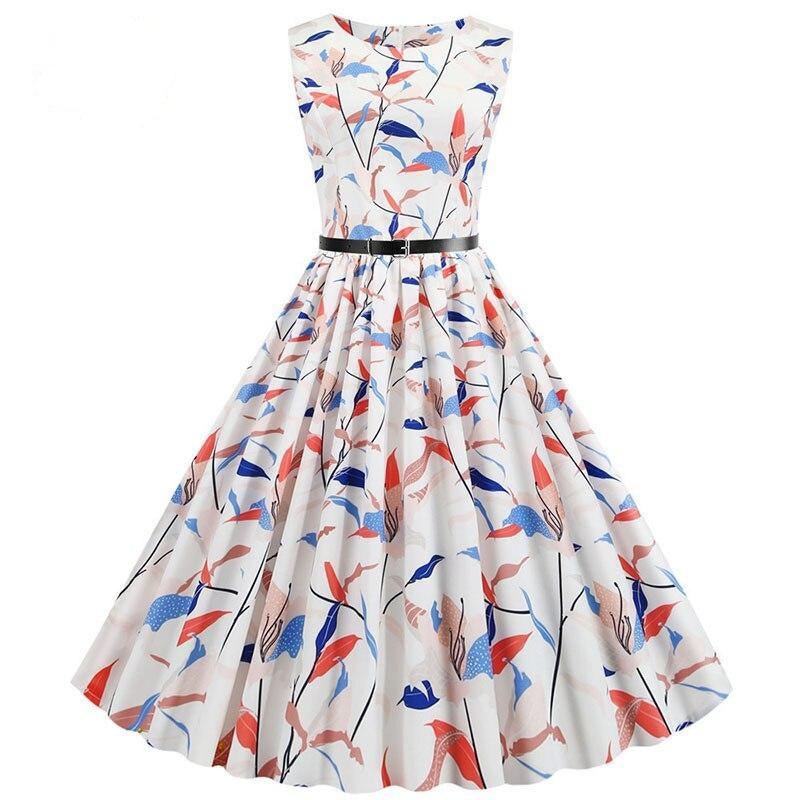 Flamingo Print Women Summer Dress