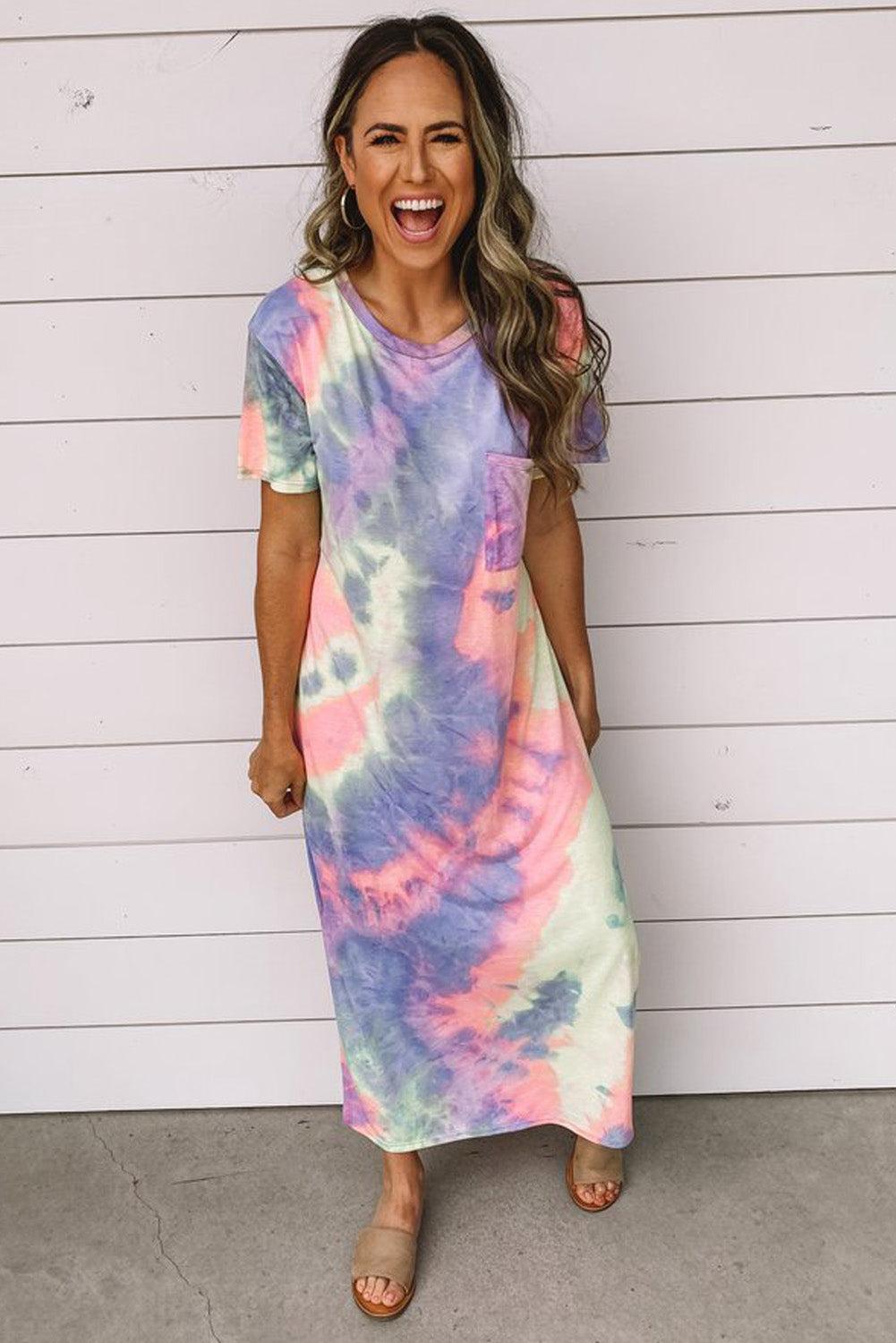 Tie Dye Maxi Dress
