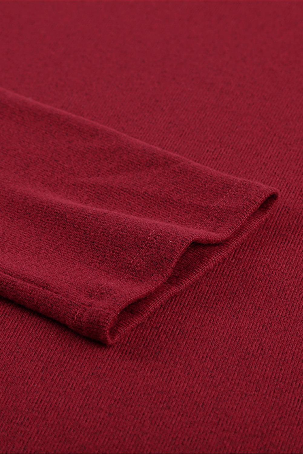 Long Sleeve Wrap Hem Mini Dress