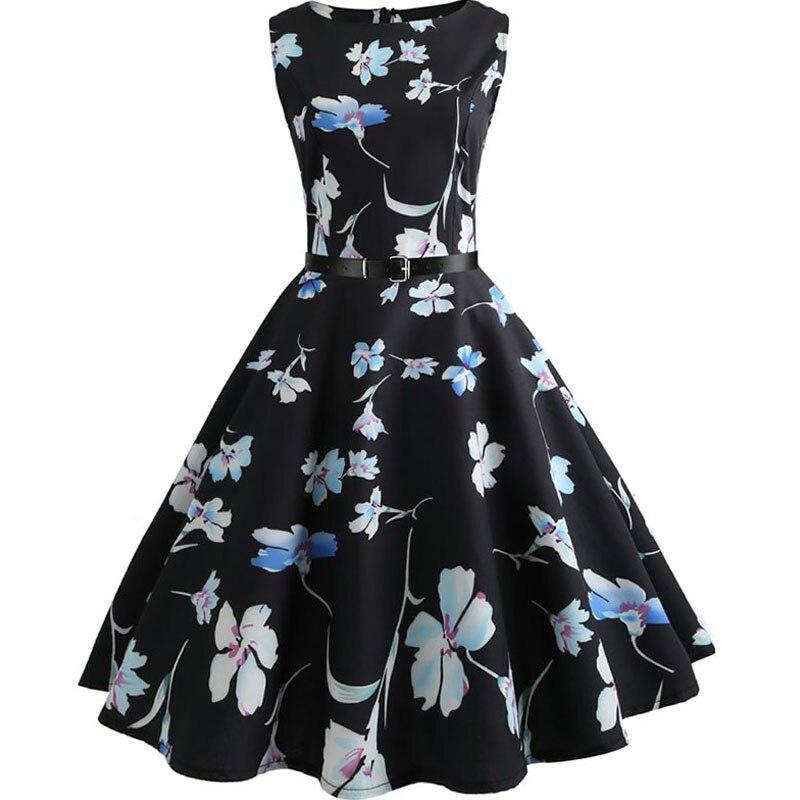 Red Polka Dot Floral Summer Dress