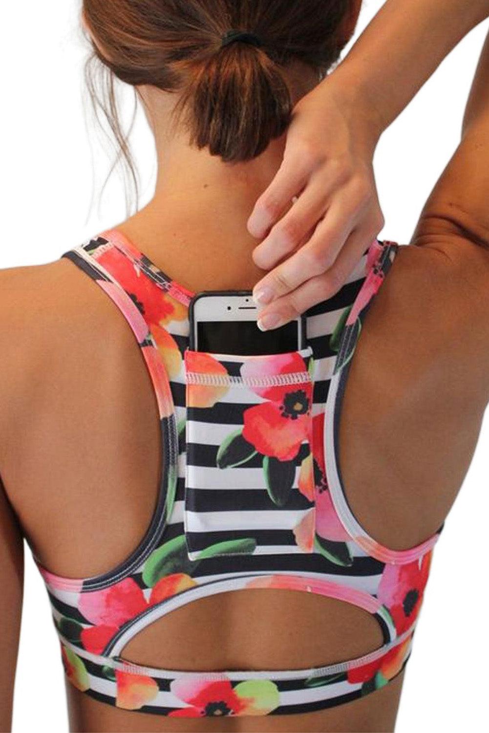 Back Pocket Sport Bra