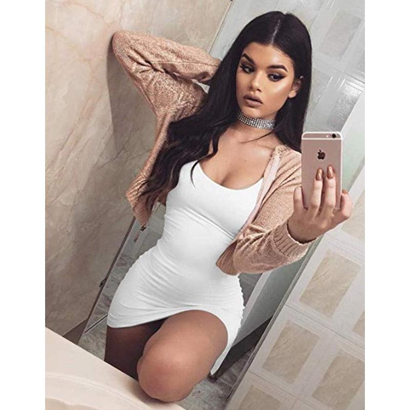 Bandage Backless Bodycon Sleeveless Evening Party Club Short Mini Dress
